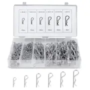 Cotter Pin Assortment Kit, 150PCS 6 Sizes Hair Pin R Clips Assortment Kit, Zinc