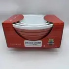Vintage Charm Inspired by Pyrex Set Of 3 Bowl Set Stripes Memory Lane NIB