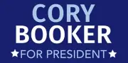 Cory Booker 2028 For President 7x3.5 Inch Vinyl Sticker