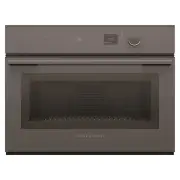 Fisher & Paykel 60cm Compact Combi-Steam Oven Minimal Series 7 - Grey Glass