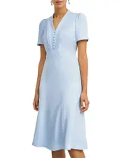 Hobbs London Willa Puff Sleeve Dress