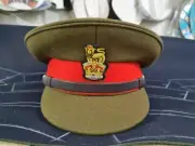 WW2 British Army General Staff Officers Peak Visor Cap Colonel and Brigadier Hat