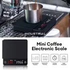 2kg/0.1g Digital Coffee Scale with Timer Function Rechargeable Kitchen Scale