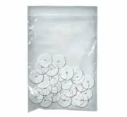 EARRING STABILIZERS PROTECTORS ROUND PLASTIC DISCS SUPPORT BACKS - PACK of 200