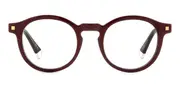 Polaroid PLD D492 LHF Men's Glasses Burgundy Size 48 - Private Health Rebate - Blue Light Block Available