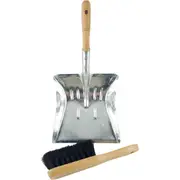 AgBoss Steel Dustpan & Broom