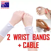 ALDI VISAGE TENS compatible ELECTRODE PADS CABLE + ELECTRODE WRIST BANDS + PADS