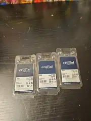 Crucial 12GB Kit 3 x 4GB DDR3L 1600MHz PC3L-12800 SODIMM RAM 1.35V