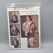 Vintage 1990 The Oregon Trail Jacket Pattern Quilted Oregon Treasures #127