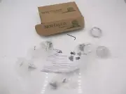 Nostalgic Warehouse Vintage Crystal Knob Nickel CLACRY_DP_NK