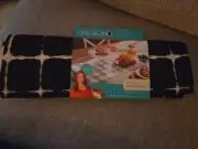 The Pioneer Woman Charming Check Table Runner 14" × 90" NEW 2022 Black/White NWT