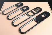USA STOCK 4 X GLOSS BLACK Interior Door Handle Cover Trims for MINI F54 CLUBMAN (for: Mini)