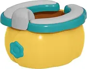 Children Portable Toilet, Lightweight Potty Chair, Kids Potty Seat, 28x24x16.5cm Cute Pumpkin Design Lightweight and Portable Foldable for Easy Storage for Travel and Home