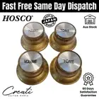 Gold Reflector Metric 2 Volume 2 Tone Knobs For Epiphone Les Paul SG Guitar MIJ