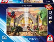 NEW SEALED Schmidt 58788 Thomas Kinkade DC Hall Of Justice 1000 Pc Jigsaw Puzzle