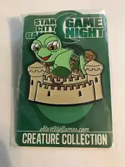 Star City Games SCG Game Night Turtle Pin SEALED Creature collection MTG Magic
