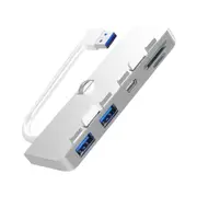 Type-C + Usb3.0 + Sd / Tf Card Reader Hub Adapter