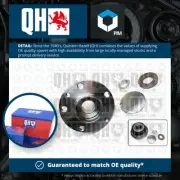 Wheel Bearing Kit fits FIAT 500L 1.3D Rear 2012 on QH 51810086 52056182 Quality