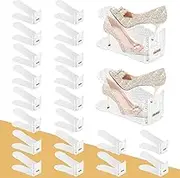 TOOKNIN 20PACK Shoe Slots Organizer, Shoe Stackers Organizer for Closet Shoe Stackers for a Pair of Shoes Shoe Space Savers Shoe Rack Holder for Closet Organization