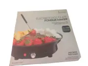 Brand New In Box Kusini Electric Chocolate Fondue Maker Pot with Skewers