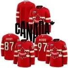 Men's Canada Red 2025 4 Nations Face-Off Stitched Jersey