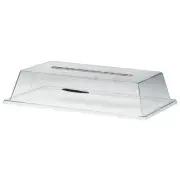 Cal-Mil 329-12 Long Center 12 x 20" Hinged Dome Cover"