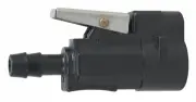 Moeller Marine Fuel Tank Barb Connector (Mercury, 3/8", Female, Two Prong Cli...