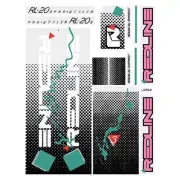 Redline - 1986 RL20II for radberry pink frame Decal set - Old school bmx