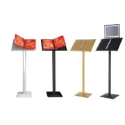 Ring Binder Lectern Stand / Menu Stand / Catalogue Browser Floor Stand Brochure