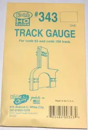 Kadee HO scale # 343 ~ Track Gauge for Code 83 / 100 rail ~ New