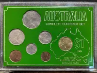 在飛比找Yahoo!奇摩拍賣優惠-澳洲🇦🇺「1984年年度套幣（第一枚1元硬幣）」
