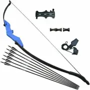 40LB Recurve Bow Arrow Straight Bow Teenager or Beginner Takedown bow sports