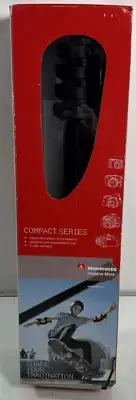 NEW Manfrotto Compact Series Tripod w Photo Movie Head Kit Italy Engineered