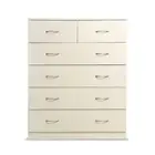 Tallboy Dresser 6 Chest Of Drawers Storage Cabinet