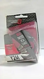 Cerwin-Vega CRSY2F 1-Feet Dual Twisted RCA Metal Cable