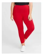 [Taking Shape] Bamboo Breezy 7/8 Legging Racing Red