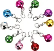 JOINPAYA 10Pcs Multi Function Pet Collar Bells Wear Resistant Dog Cat Decorative Hanging Bells for Collars for Pets Weddings Festivals and Crafting
