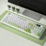 GGP Green L98 High Performance Triple Mode Keyboard Wired, Wireless & Bluetooth Rgb Gaming & Office Quiet Keyboard