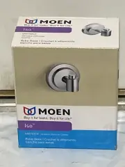 Moen Iso Chrome Single-Hook Wall Mount Towel Robe Hook DN0703CH