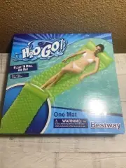 Bestway H2O Go! Float & Roll Inflatable Pool Mat w/ Headrest