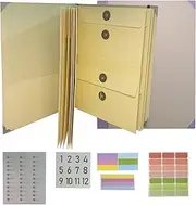 ZACHMEST Document Organizer Folio, 2024 Newest Document Organizer Folio Folders with Pockets, Perfect for Birth Certificate, Estate Planning