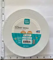 Pen & Gear Single Ticket Roll 2000 White Tickets Sealed