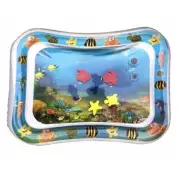 Water Mat Tummy Time Baby Infant Toy Inflatable Play Mat Cool Pad Summer AU