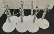 Alexandra Display Stand Lot Of 6 + 1 Extra Off Brand. 7" Tall New white silver