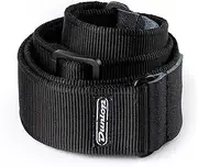 Dunlop D3809BK Solid Black Strap