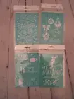 NEW Chalk Couture Transfers Stencil A Choice Dashing Through Snow Christmas Mini