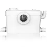 750W Macerator Pump for Upflush Basement Toilet - 4 Inlets for Sink Wash Basin