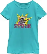 [Disney] Girl's Lilo & Stitch Rocker Stitch Live T-Shirt