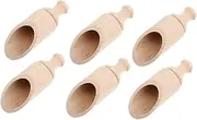 SECFOU Measure Spoons Set 6pcs Small Teaspoons for Tea Salt Flour Sugar Milk Powder Easy to Clean Compact