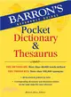 Barron's Pocket Dictionary & Thesaurus